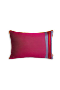 New Year's Striped Pillow