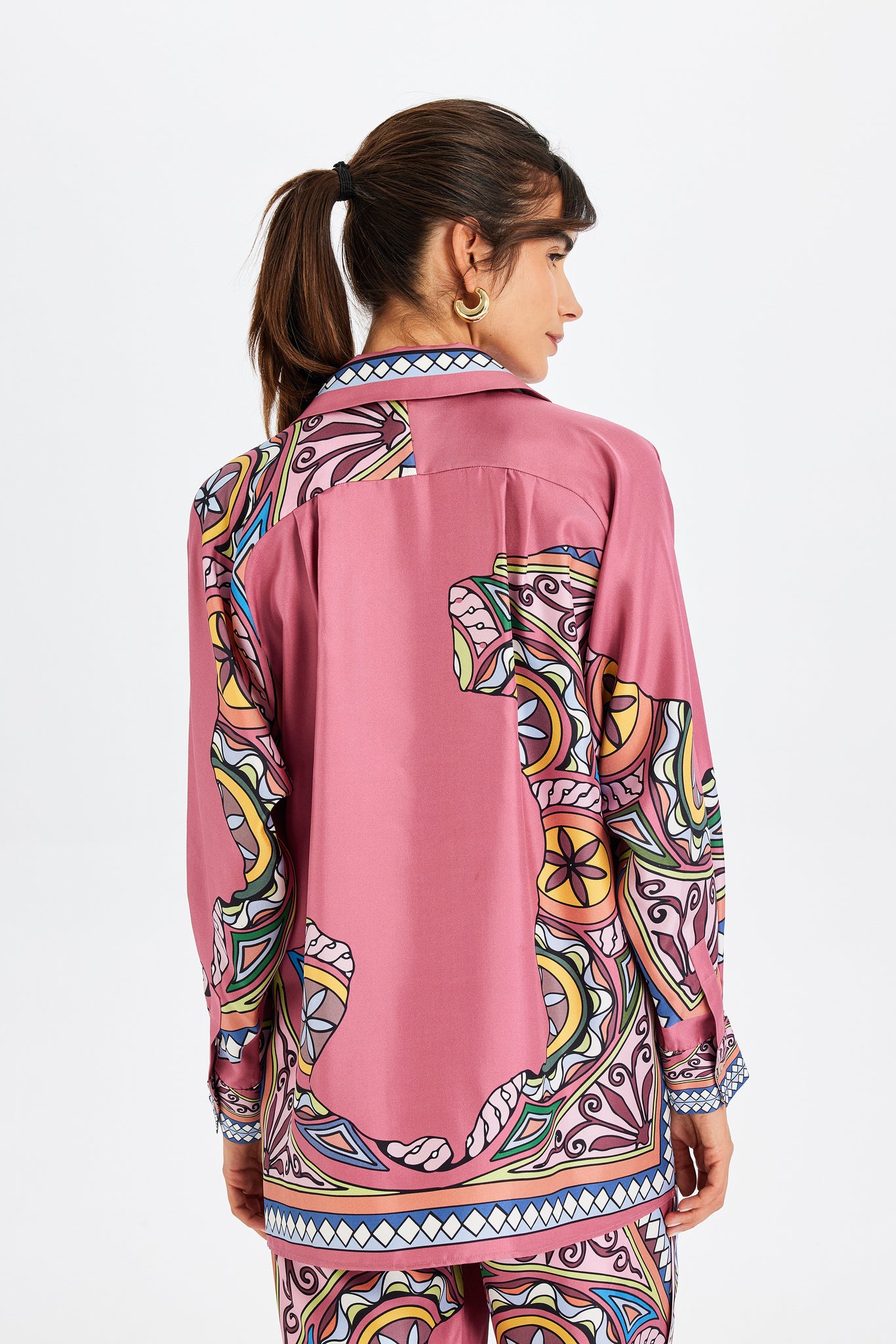 Zeugma Roba Detaylı İpek Gömlek