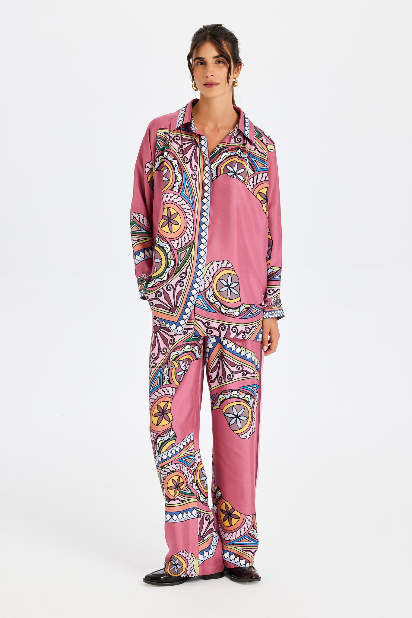 Zeugma Roba Detaylı İpek Gömlek