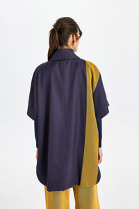 Kutnu Pelerin Oversize Kaban