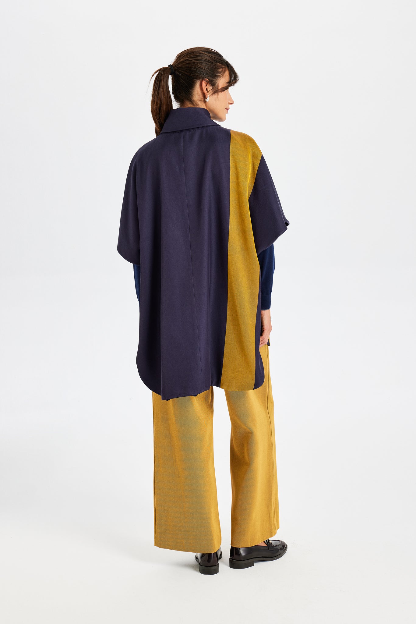 Kutnu Pelerin Oversize Kaban