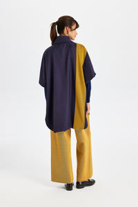 Kutnu Pelerin Oversize Kaban