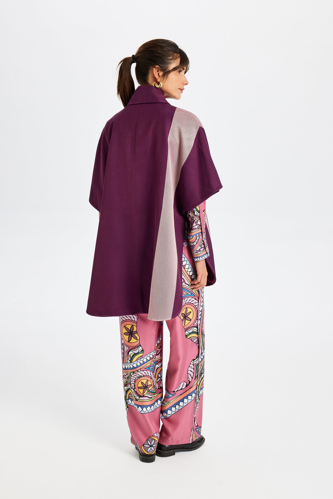 Kutnu Pelerin Oversize Kaban