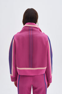  Oversize Wide Collar Kutnu Pink Jacket