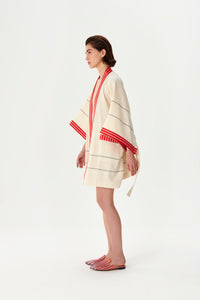 Kısa Peştemal Kimono