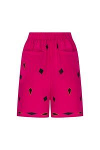 Zeugma Silk Pink Shorts
