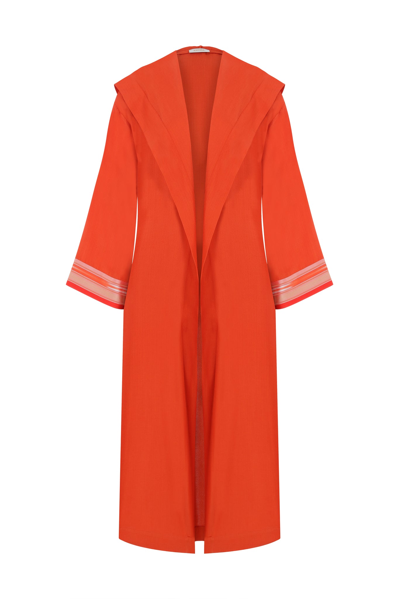 Hooded Orange Kimono