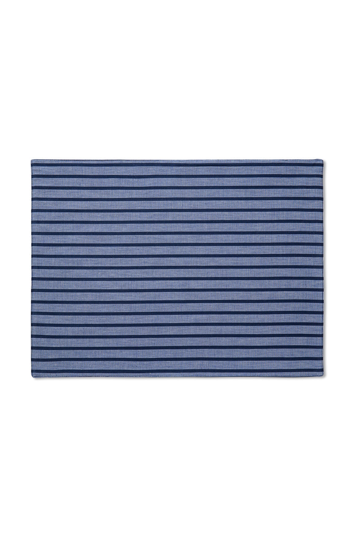 Aqua Navy Striped Placemat