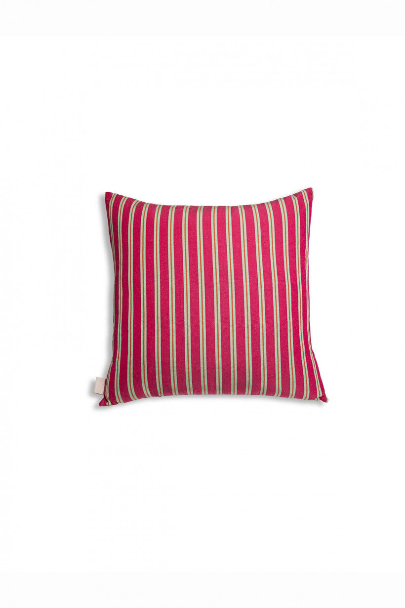 Triangle Pink Patchwork Pillow