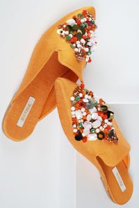 Kutnu Embroidered Slippers