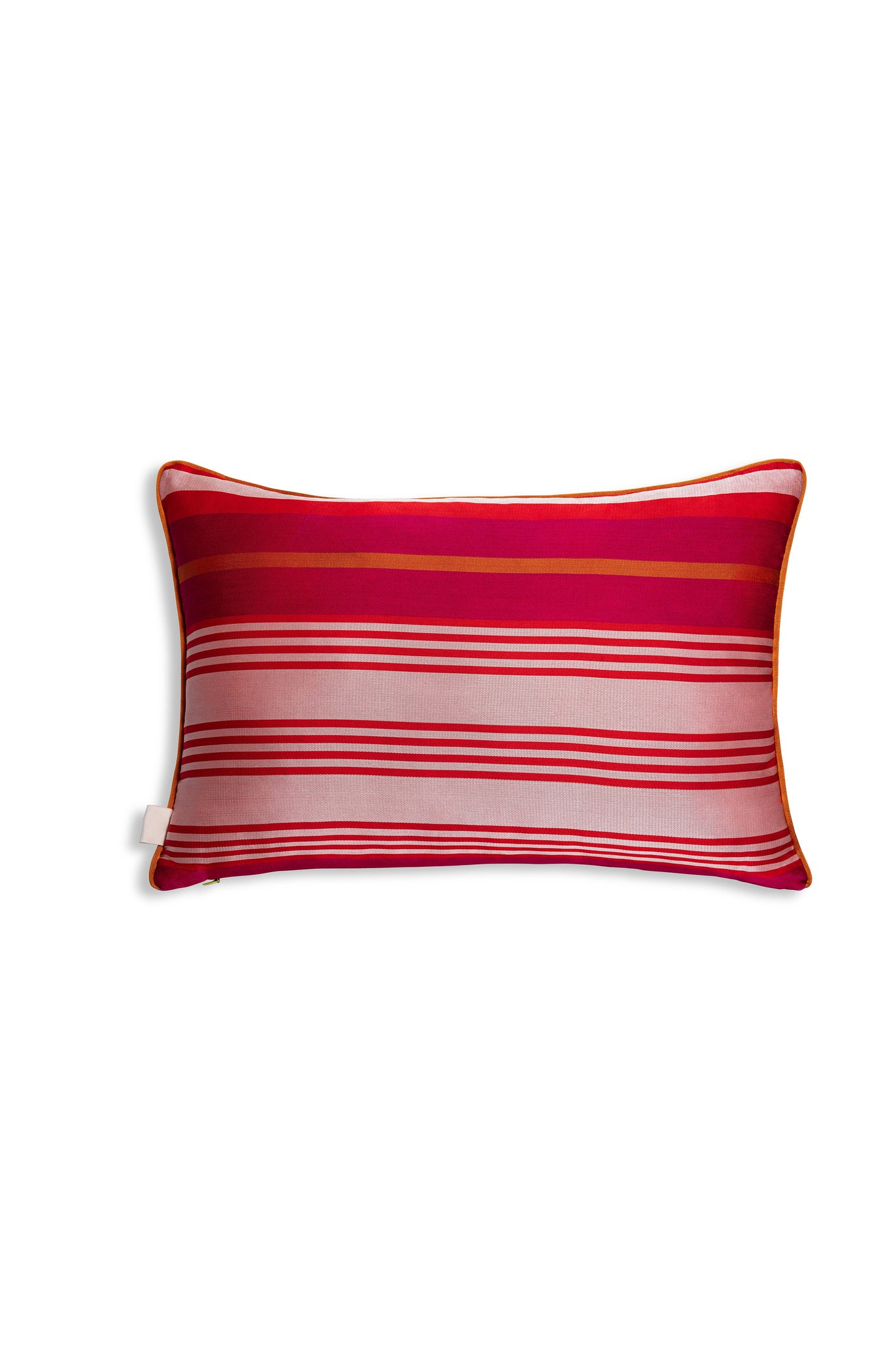 New Year's Striped Pillow