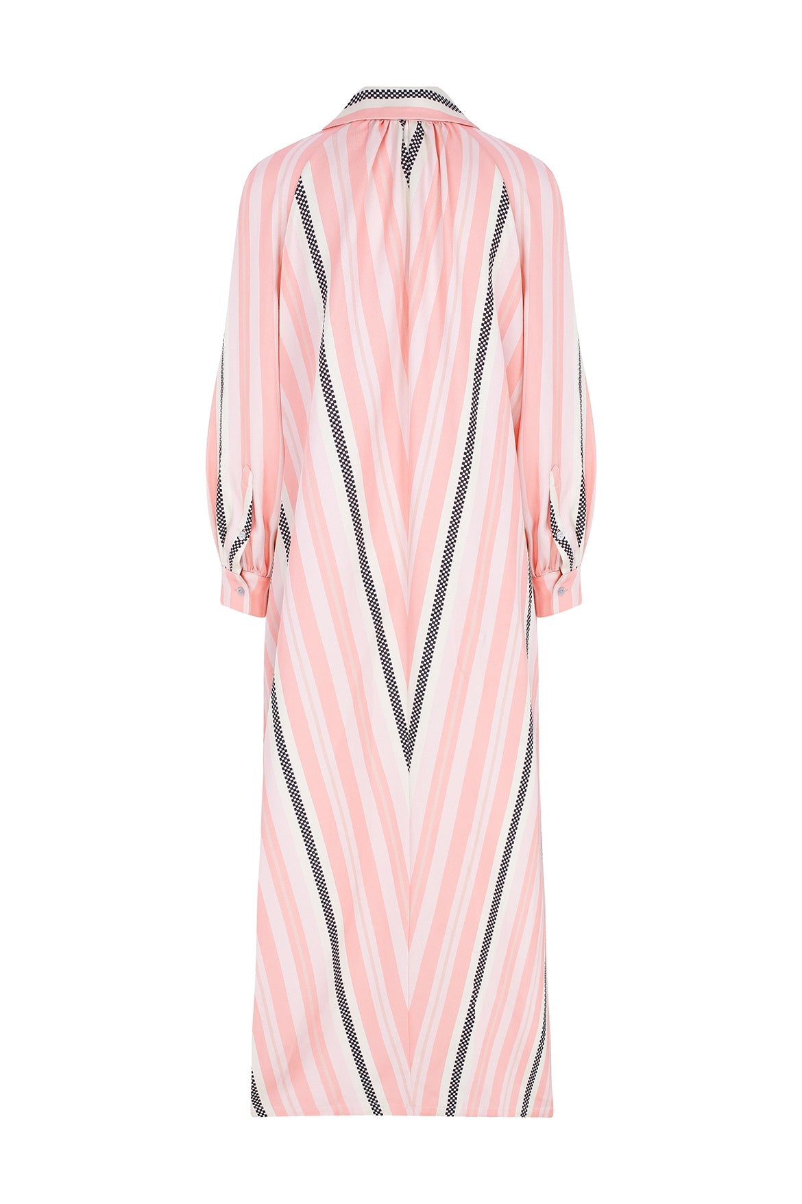 Oversize Maxi Striped Kutnu Dress